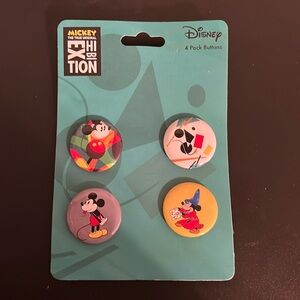 Disney Mickey Pack of Four Pins